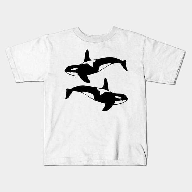 killer whale Kids T-Shirt by Polli